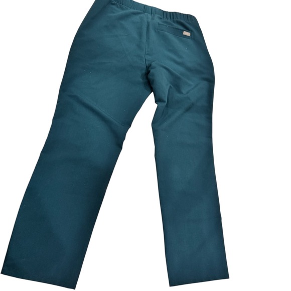 FIGS Technical Collection Teal Scrub Pant W Size S Straight Leg Drawstring - Picture 2 of 7